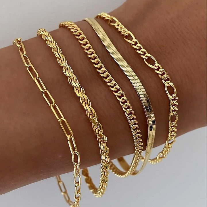 Ellis Renner – Set de Pulseras en oro